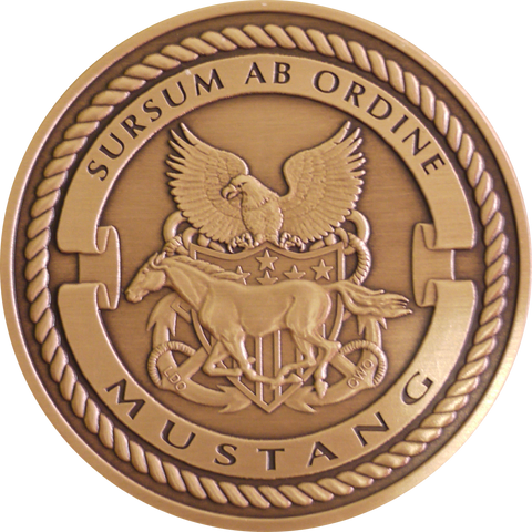 U.S. Navy LDO/CWO Mustang Antique Bronze