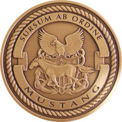 U.S. Navy LDO/CWO Mustang Antique Bronze